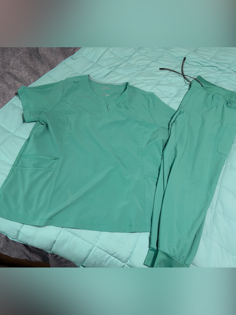 EPIC teal scrub set
